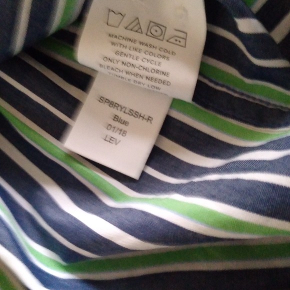 NWT RYE men button down shirt 💯 cotton size XXL - Picture 12 of 12